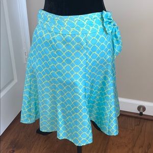 Lilly Pulitzer silk skirt